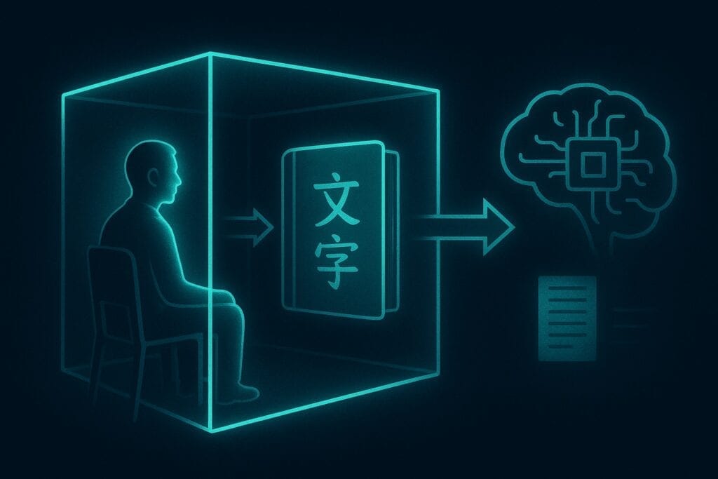 esperimento stanza cinese IA
