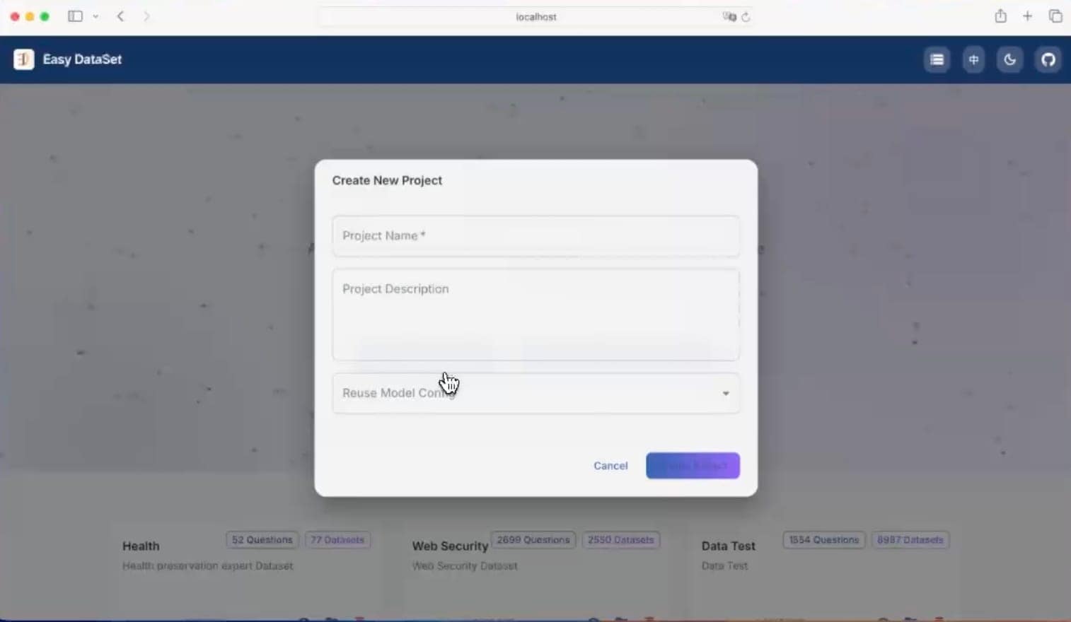Easy DataSet screenshot