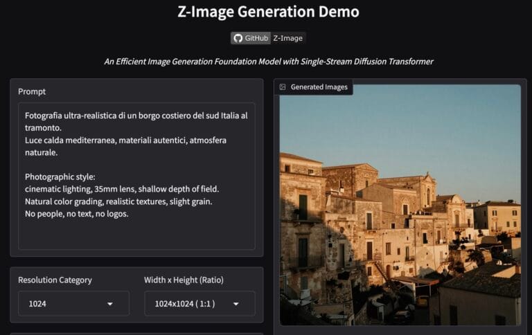 Z-Image. screenshot